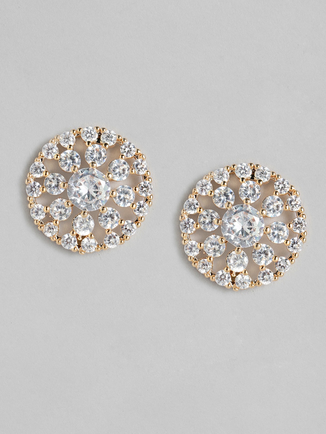 

Peora Gold-Plated Floral Studs