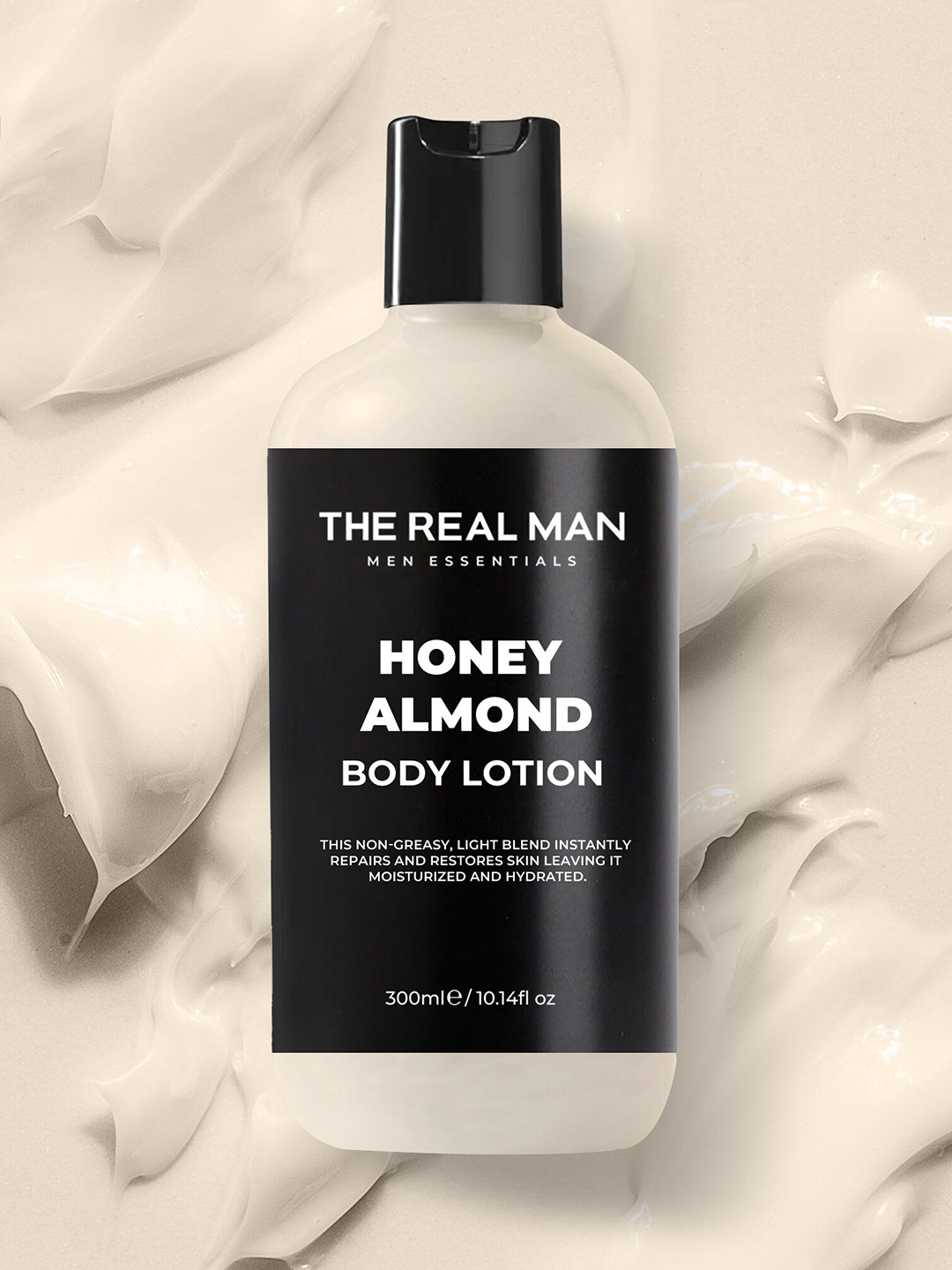 

THE REAL MAN Honey Almond Body Lotion 300ml, Cream