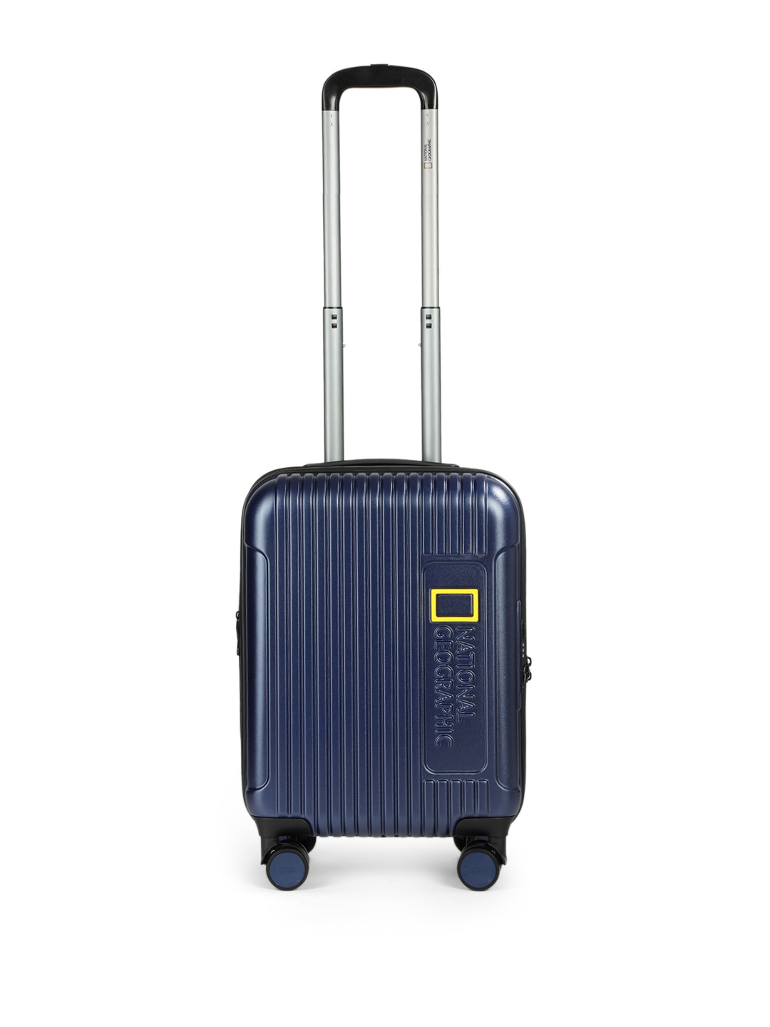 

National Geographic Navy Blue Compact Trolley Cabin Suitcase