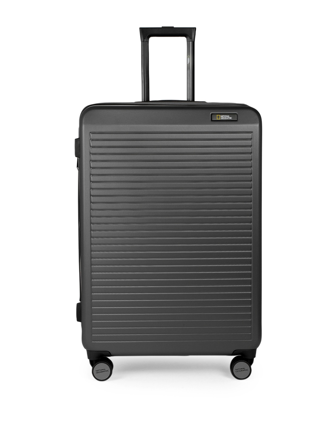 

National Geographic Pulse Textured Large Hard Trolley Bag, Black