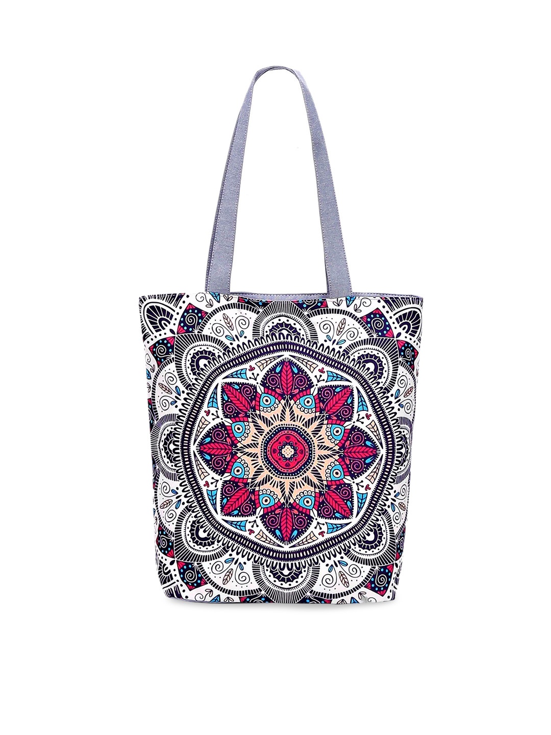 

Diva Dale Multicoloured Ethnic Motifs Printed Oversized Shopper Tote Bag, Multi