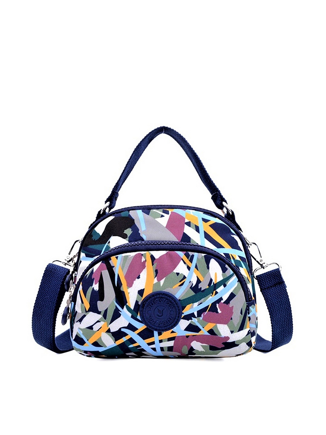 

Diva Dale Women Navy Blue Printed Structured Sling Bag