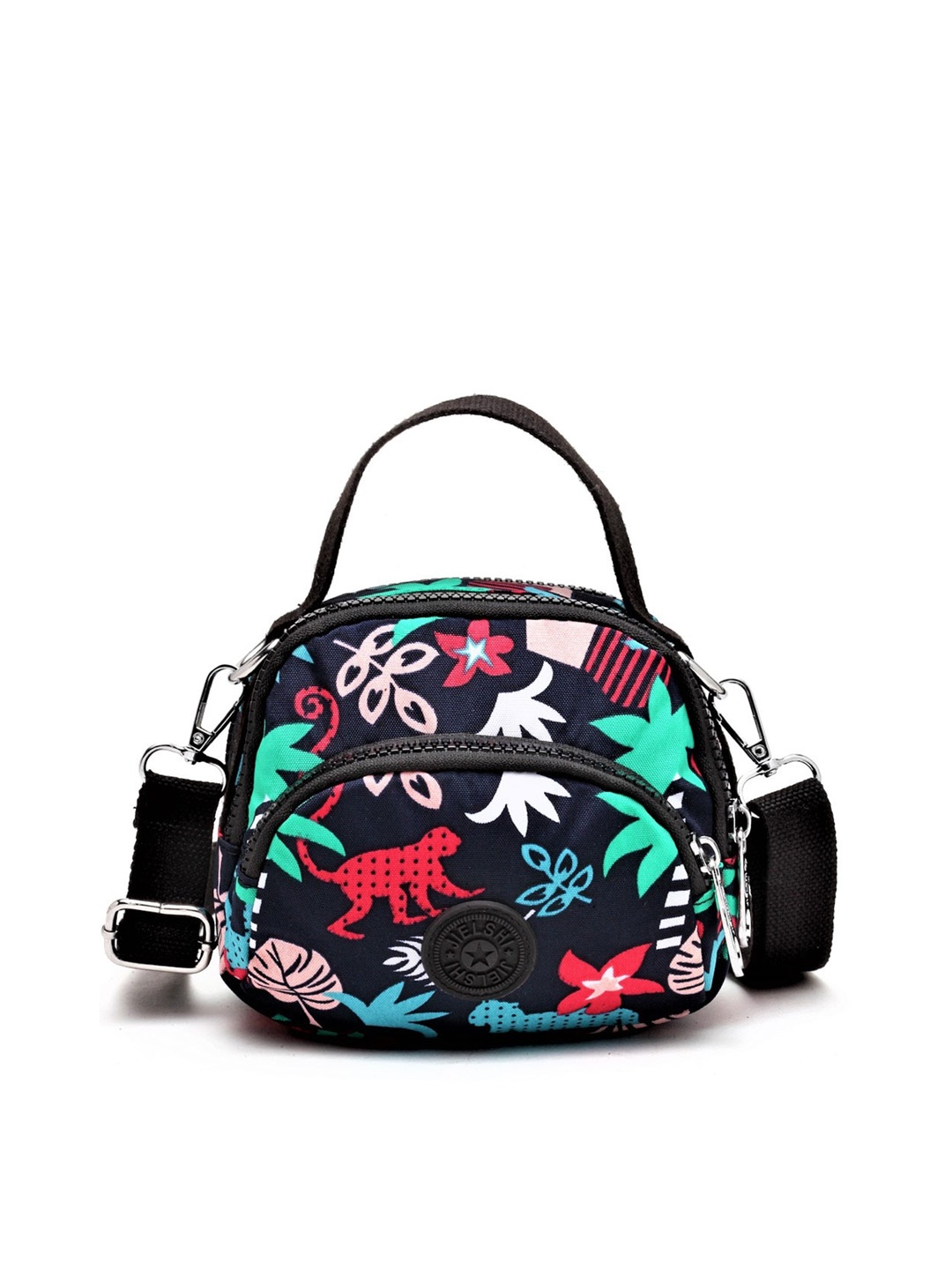 

Diva Dale Women Multicolored Printed Structured Handheld Bag, Multi