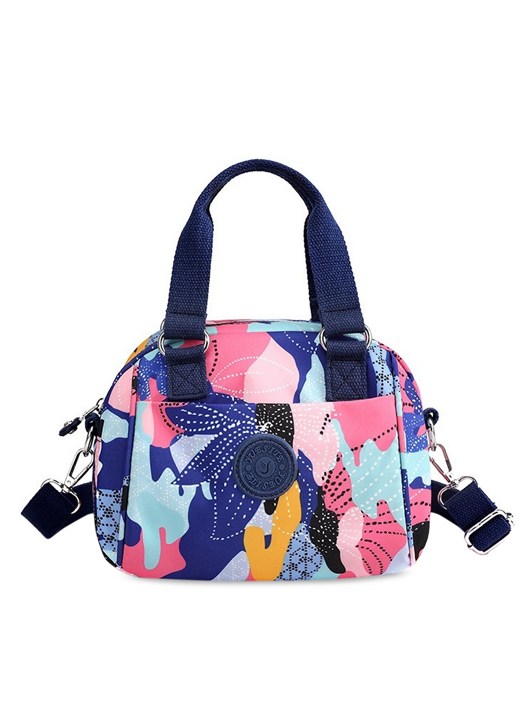 

Diva Dale Blue Women Printed Shopper Synthetic Handbag