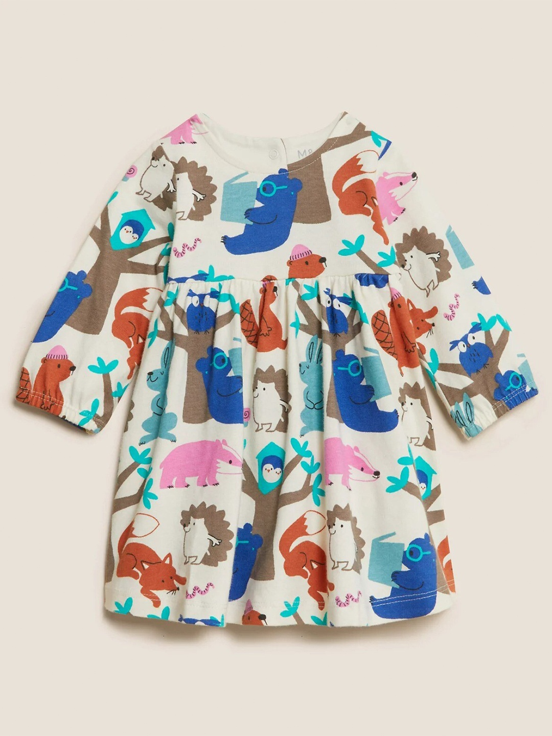 

Marks & Spencer Girls Cream-Coloured A-Line Dress
