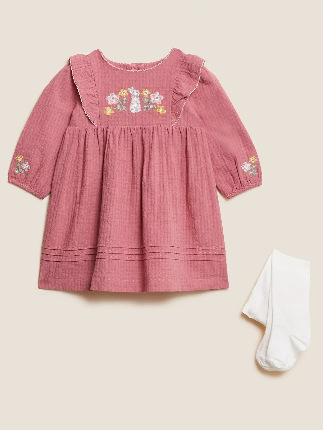 

Marks & Spencer Girls Pink A-Line Dress