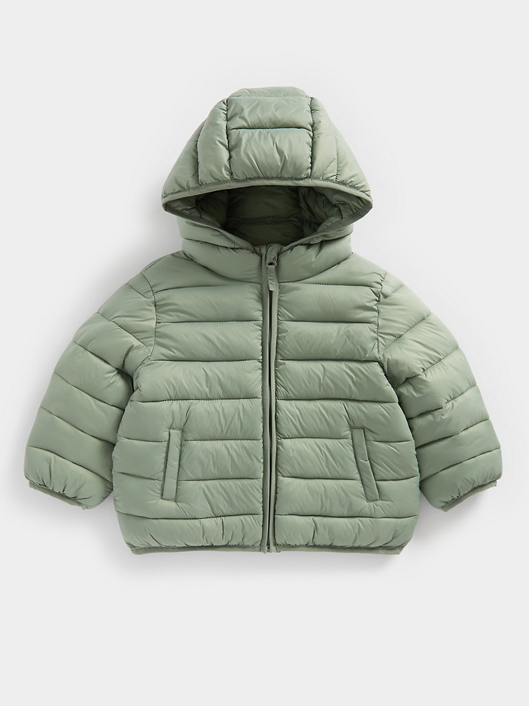 

mothercare Boys Hooded Padded Jacket, Green