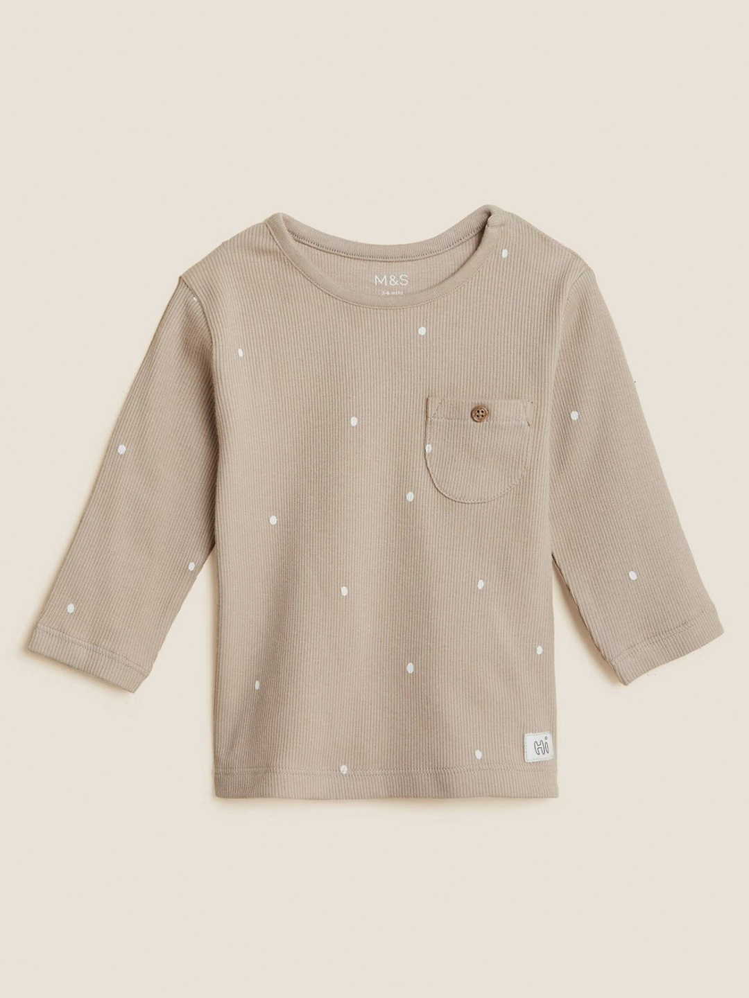 

Marks & Spencer Kids Brown Printed T-shirt