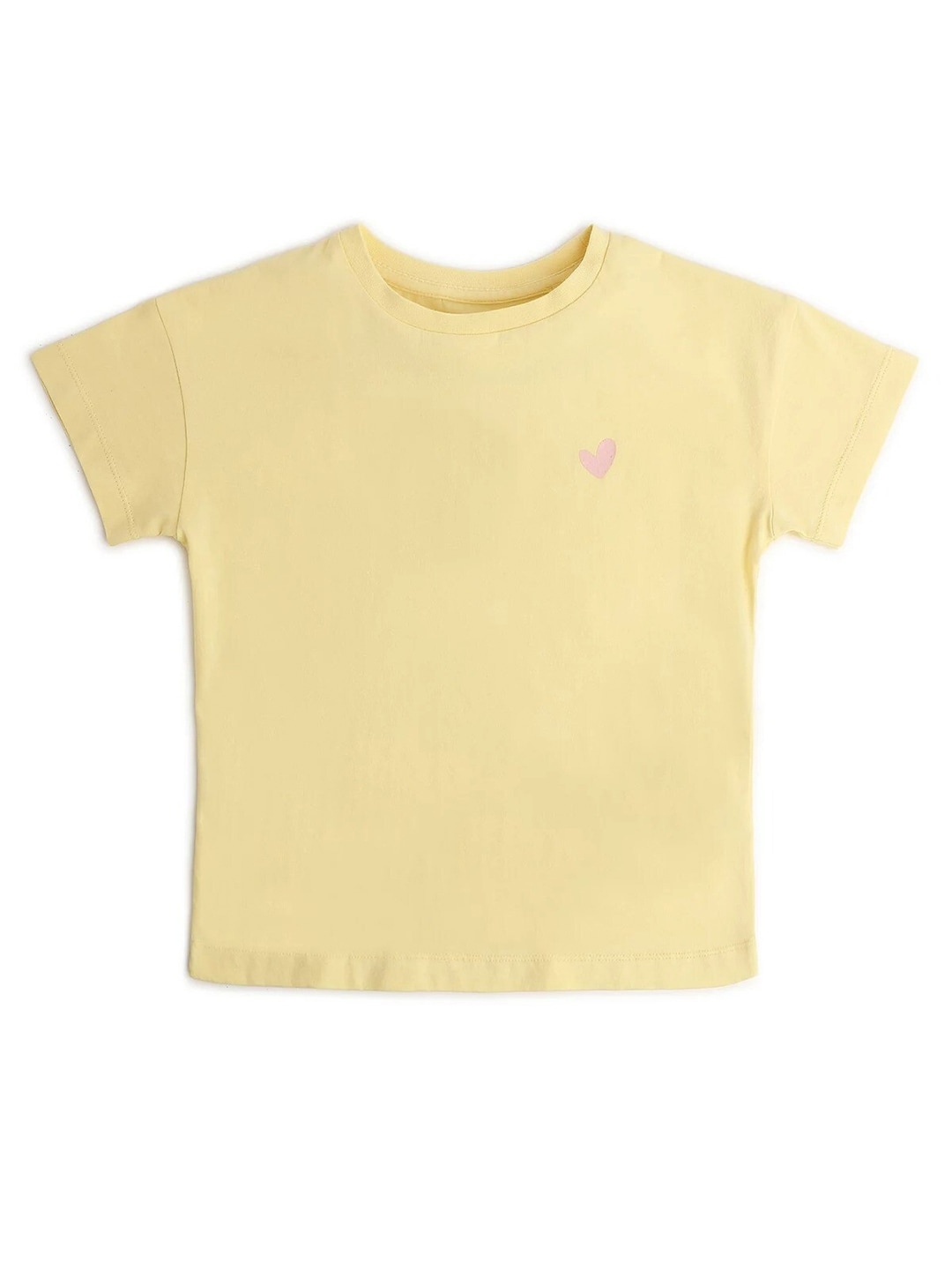 

Marks & Spencer Yellow Solid Pure Cotton Regular Top