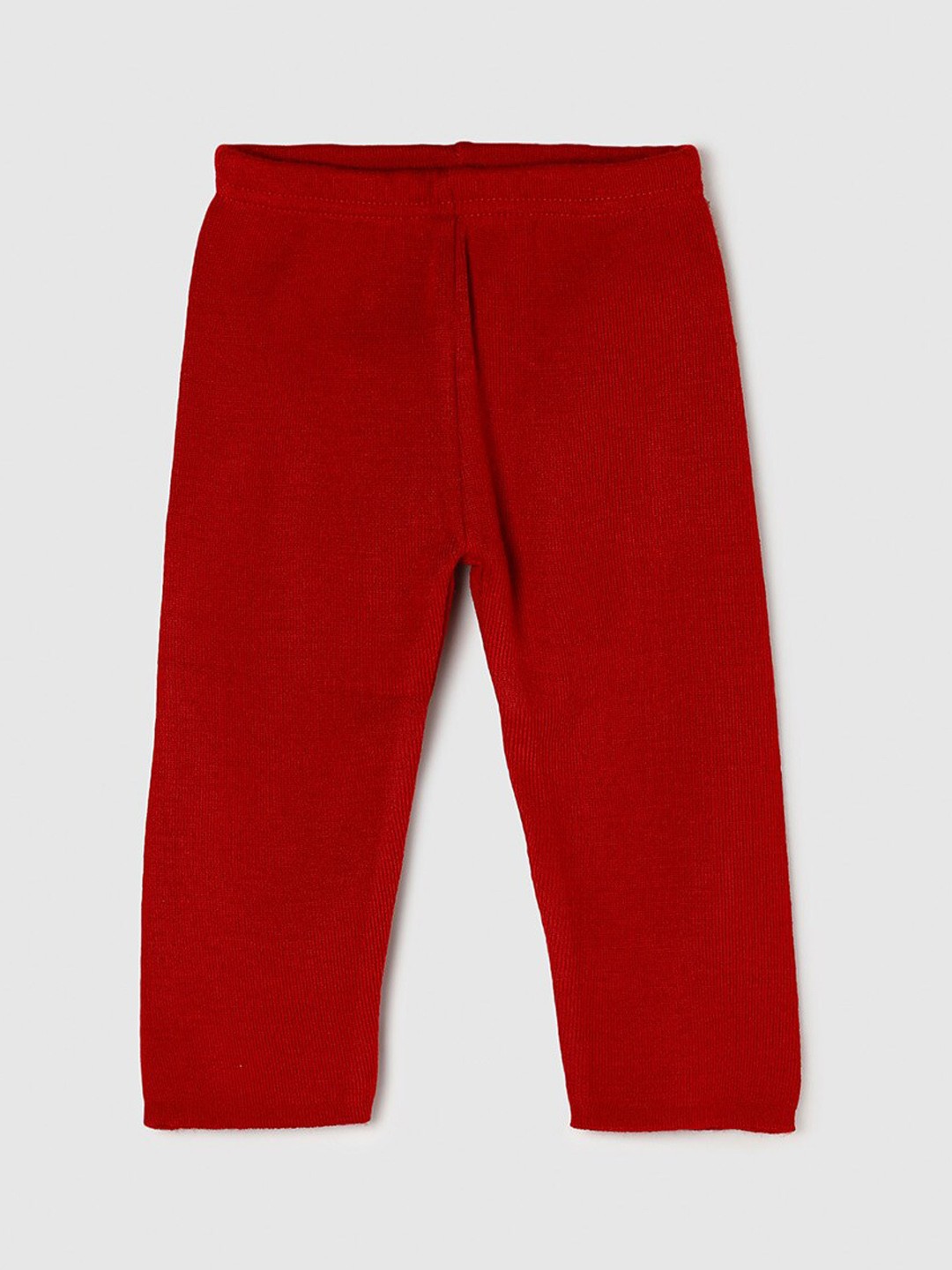

max Girls Red Regular Fit Solid Track Pant