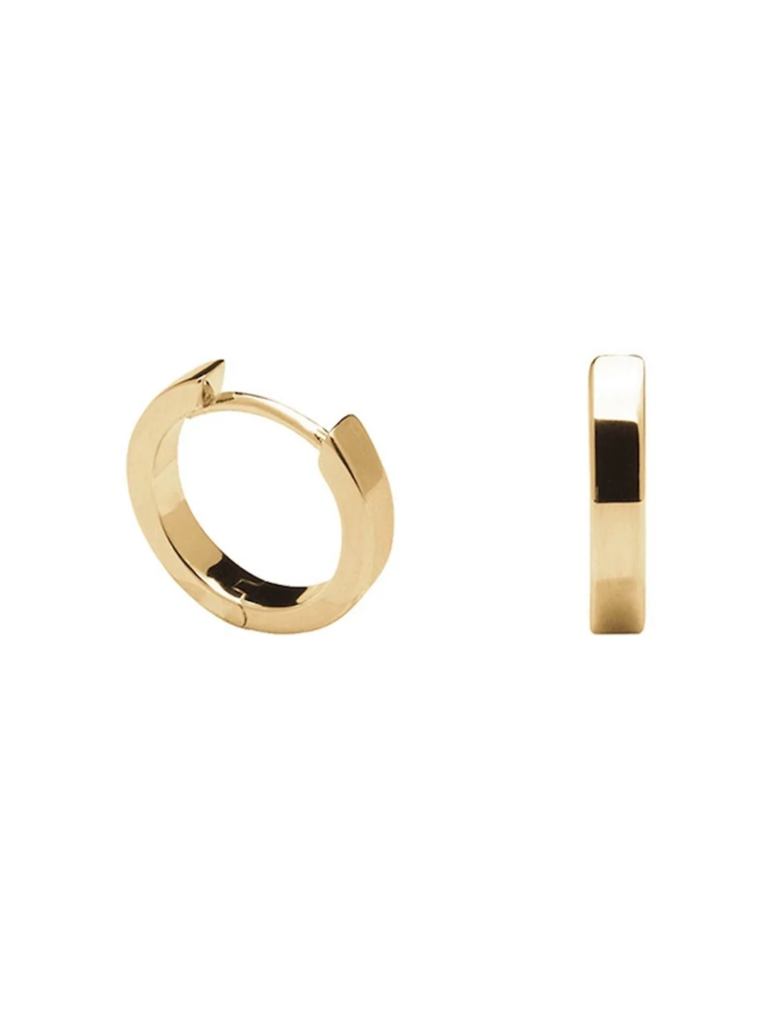 

Mueras Women Gold-Toned Contemporary Hoop Earrings