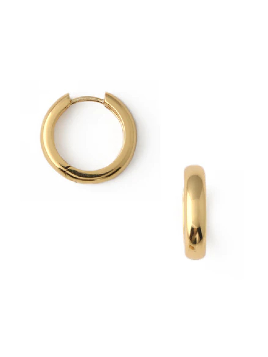 

Mueras Women Gold-Toned Contemporary Hoop Earrings