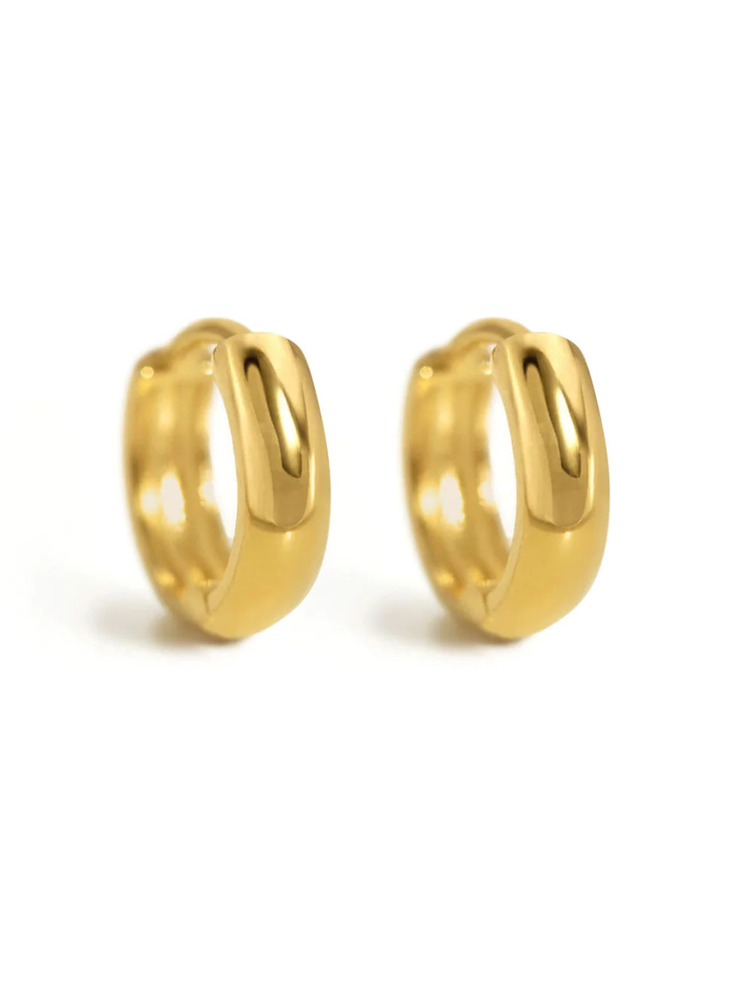 

Mueras Women Gold-Toned Contemporary Hoop Earrings