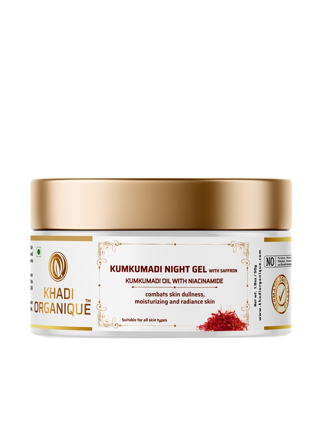 

Khadi Organique Face Moisturisers 50g, White