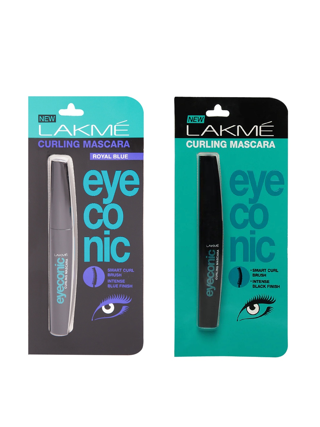 

Lakme Set of Eyeconic Curling Mascara - Royal Blue & Black
