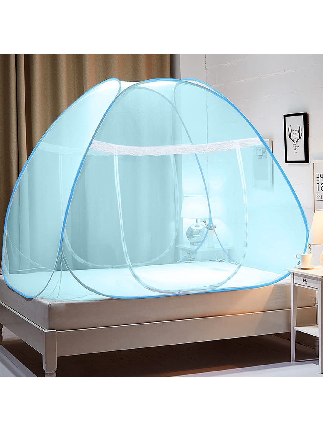 

Evafly Single Bed Mosquito Net, Blue