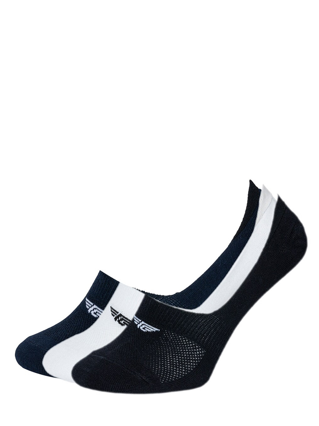 

Red Tape Men Pack Of 3 Solid Shoe Liners Socks, Black