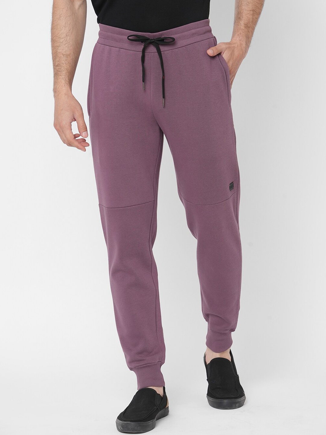 

Sweet Dreams Men Plus Size Purple Solid Joggers