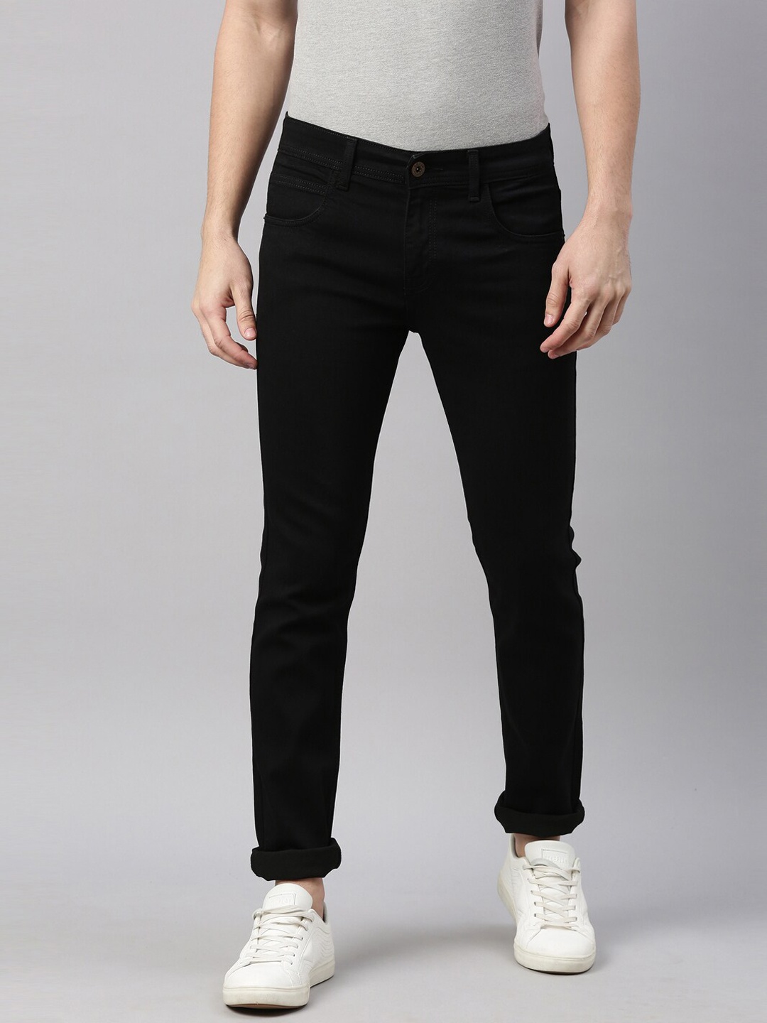 

Chennis Men Black Slim Fit Stretchable Jeans