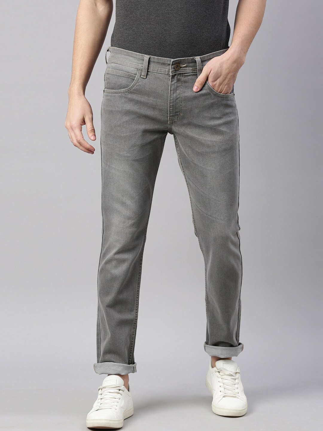 

Chennis Men Khaki Slim Fit Stretchable Jeans