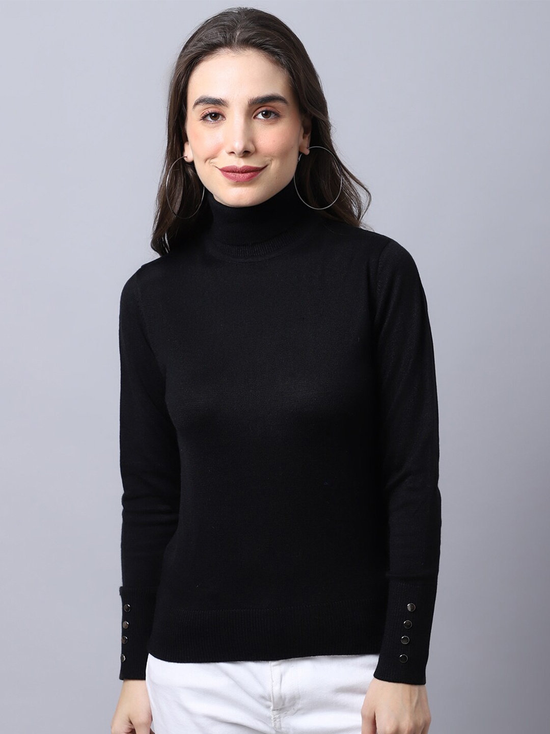 

Cantabil Women Black Pullover