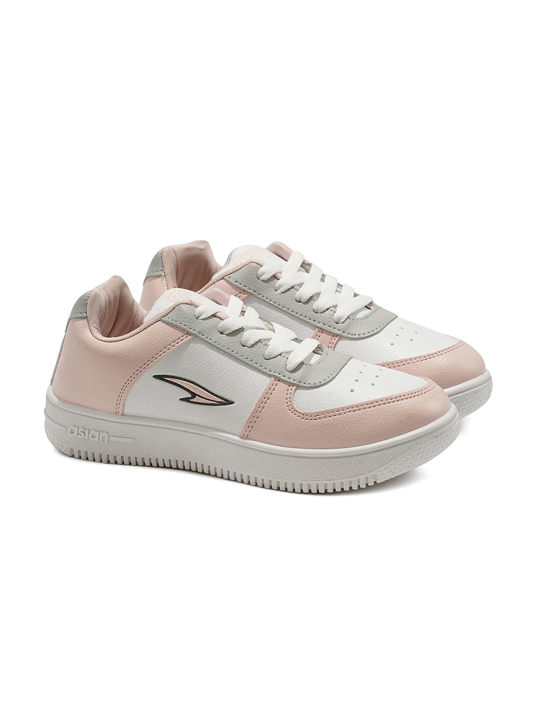 

ASIAN Women Colourblocked Sneakers, White