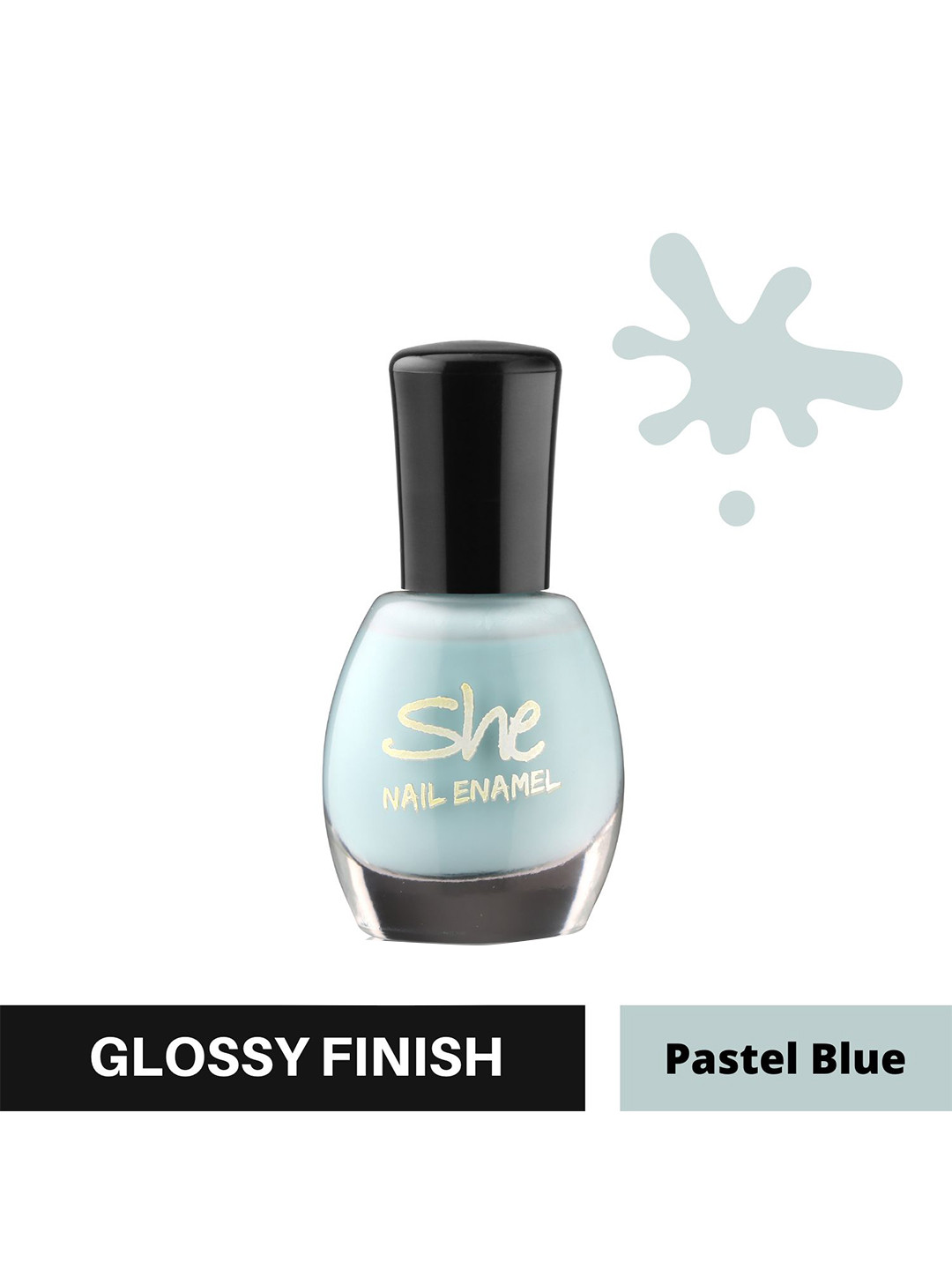 

Archies She Glossy Quick-Dry Nail Polish - Pastel Blue 304