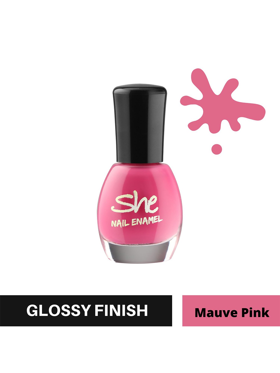 

Archies She Glossy Quick-Dry Nail Polish - Mauve Pink 204