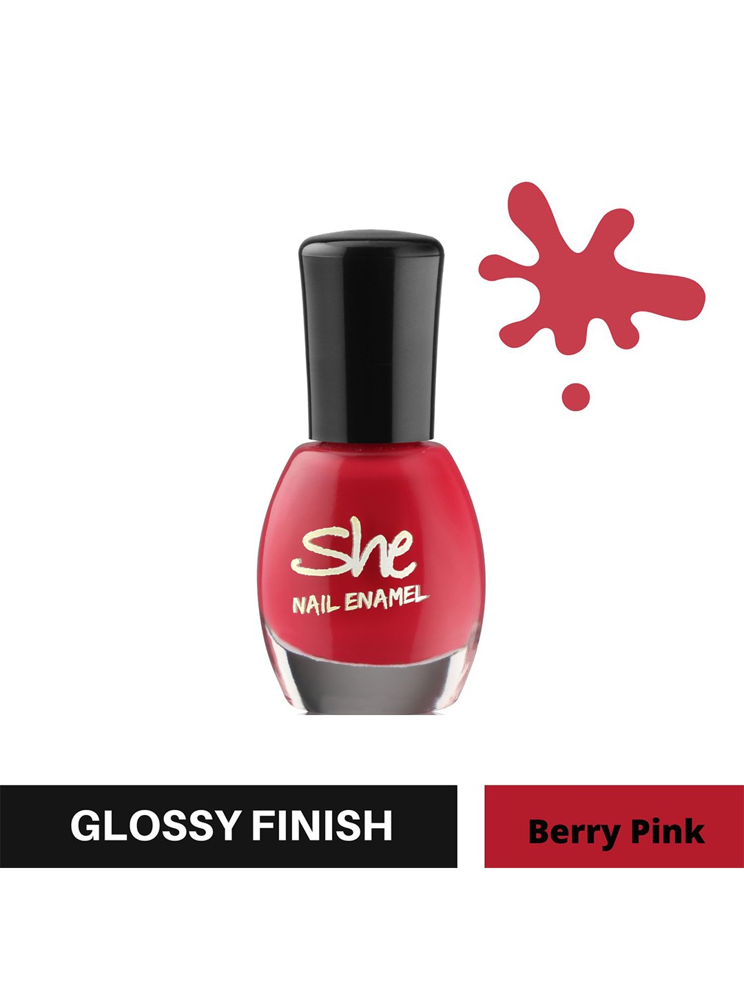 

Archies She Glossy Quick-Dry Nail Polish - Berry Pink 207