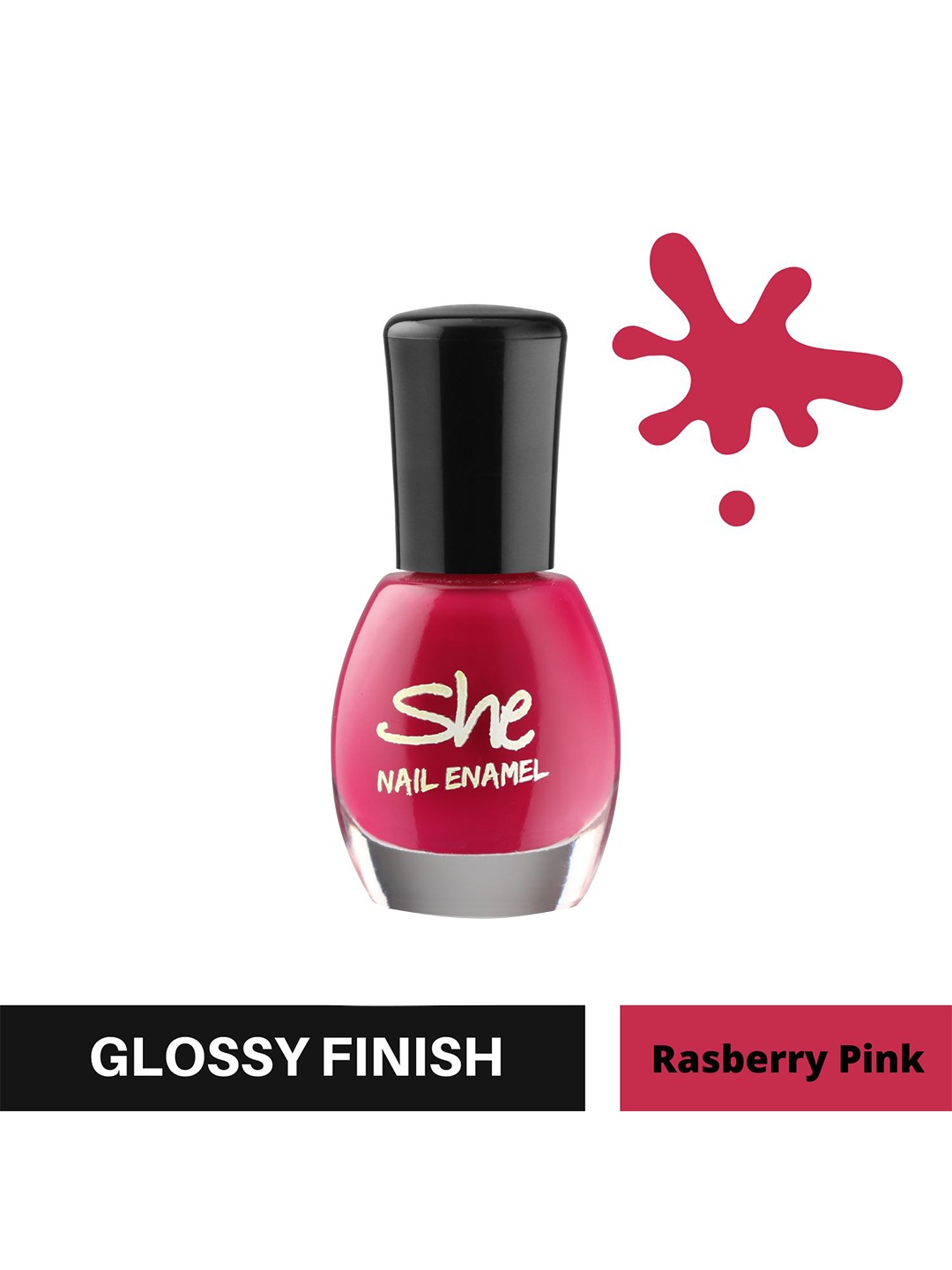 

Archies She Glossy Finish Nail Enamel 8 ml - Rasberry Pink 215