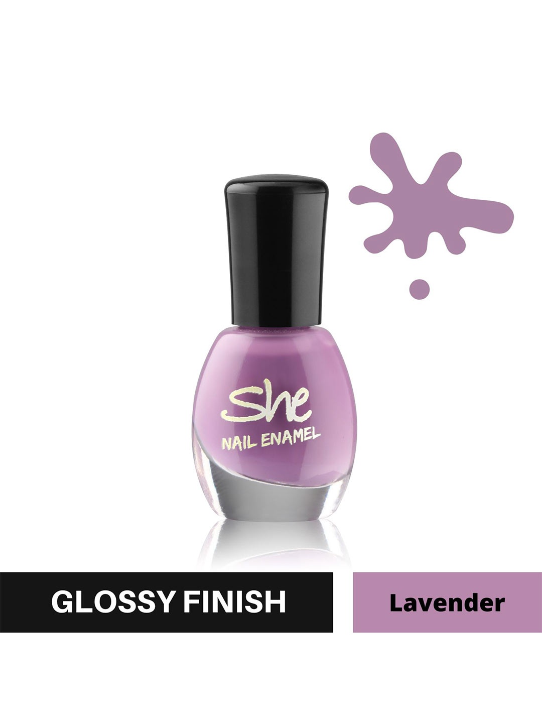 

Archies She Glossy Finish Nail Enamel 8 ml - Lavender 302, Purple