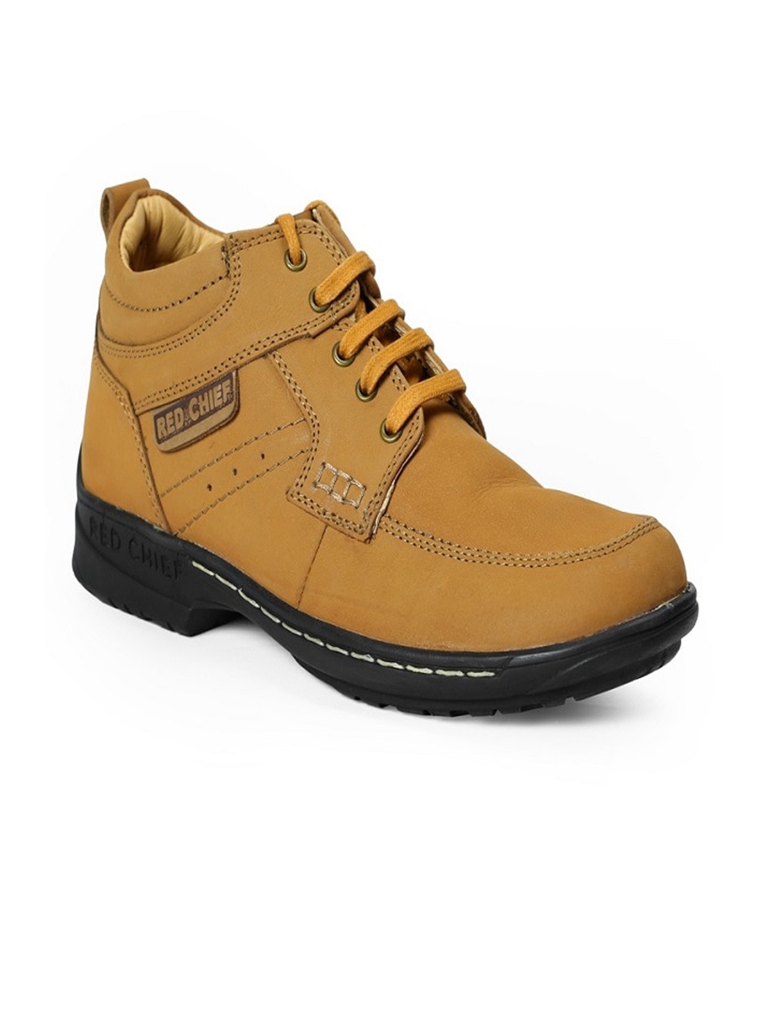 

Red Chief Men Leather Sneakers, Rust