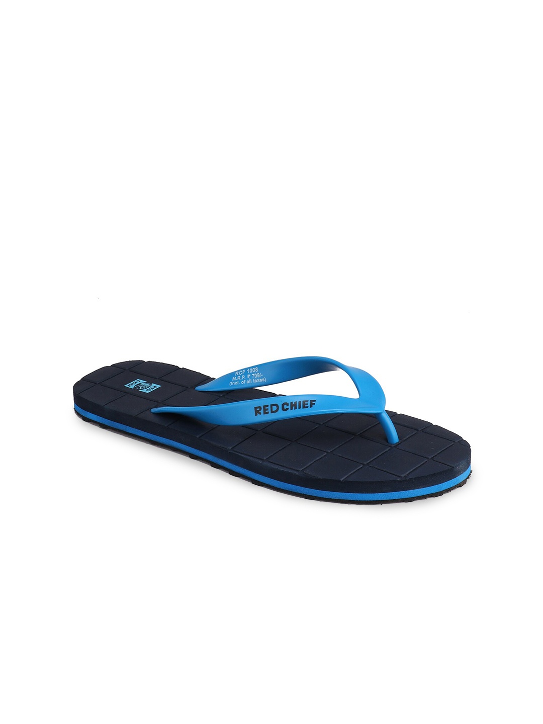 

Red Chief Men Rubber Thong Flip-Flops, Navy blue