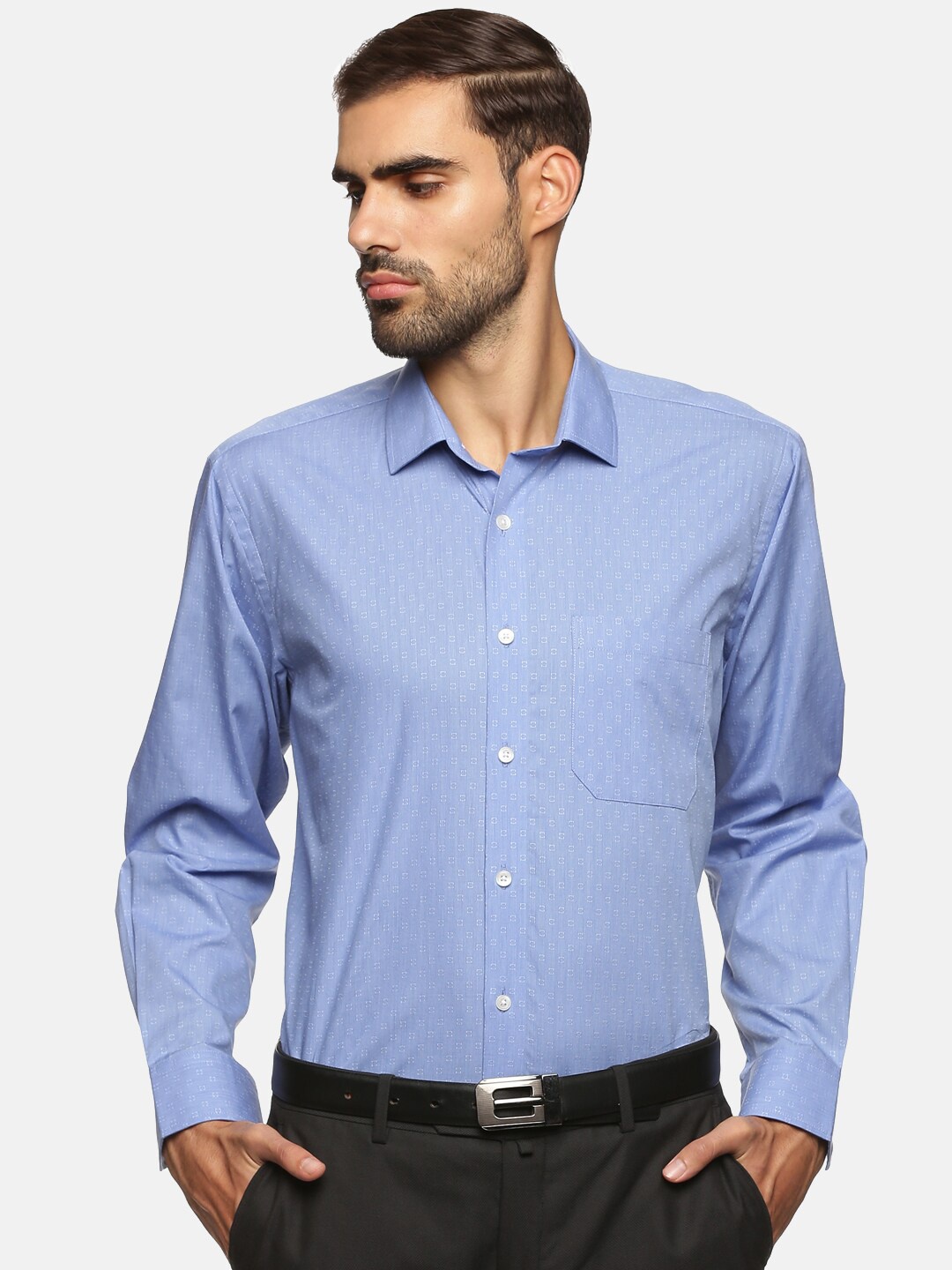 

DON VINO Men Blue Relaxed Regular Fit Printed Cotton Casual Shirt