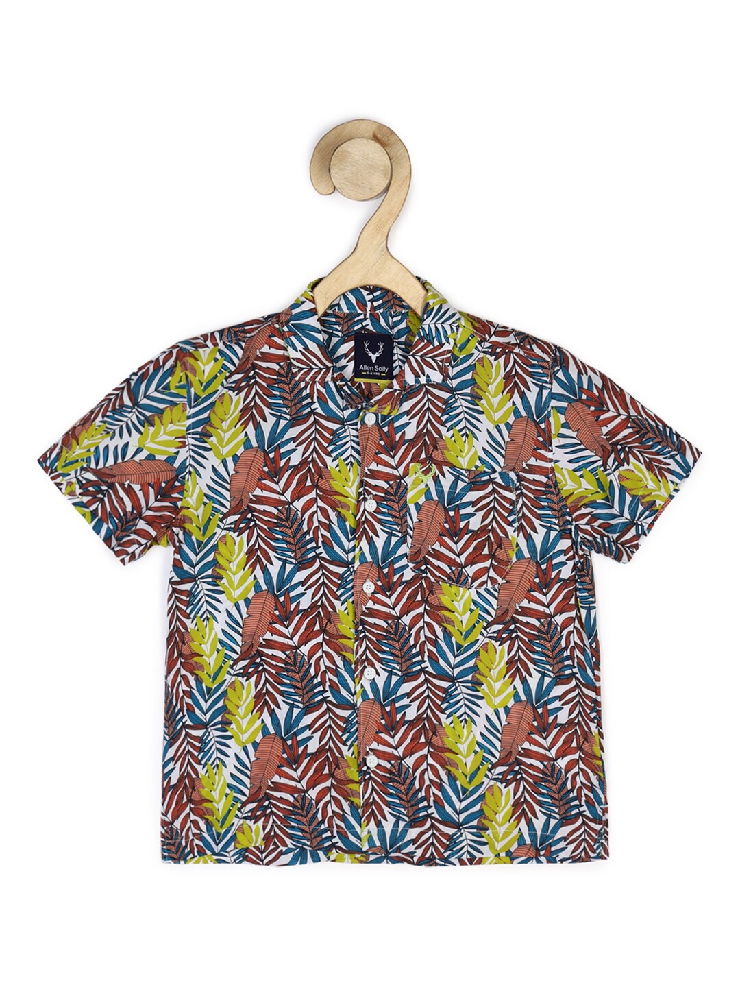 

Allen Solly Junior Boys Multicoloured Floral Printed Casual Shirt, Multi
