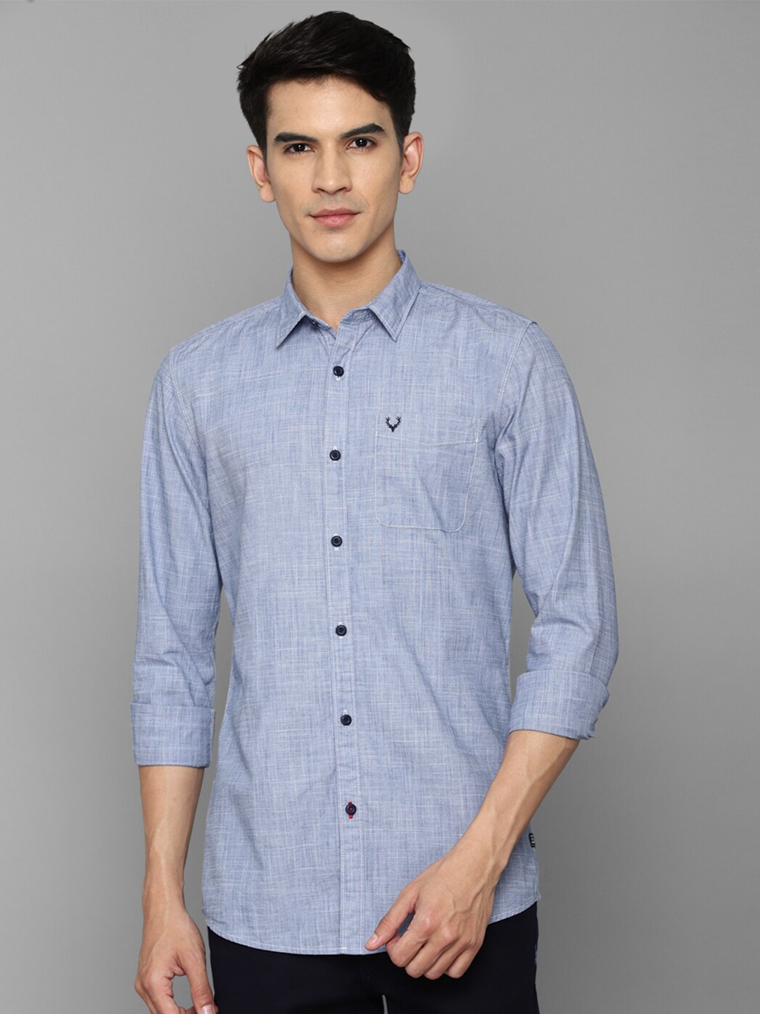 

Allen Solly Sport Men Blue Pure Cotton Casual Shirt