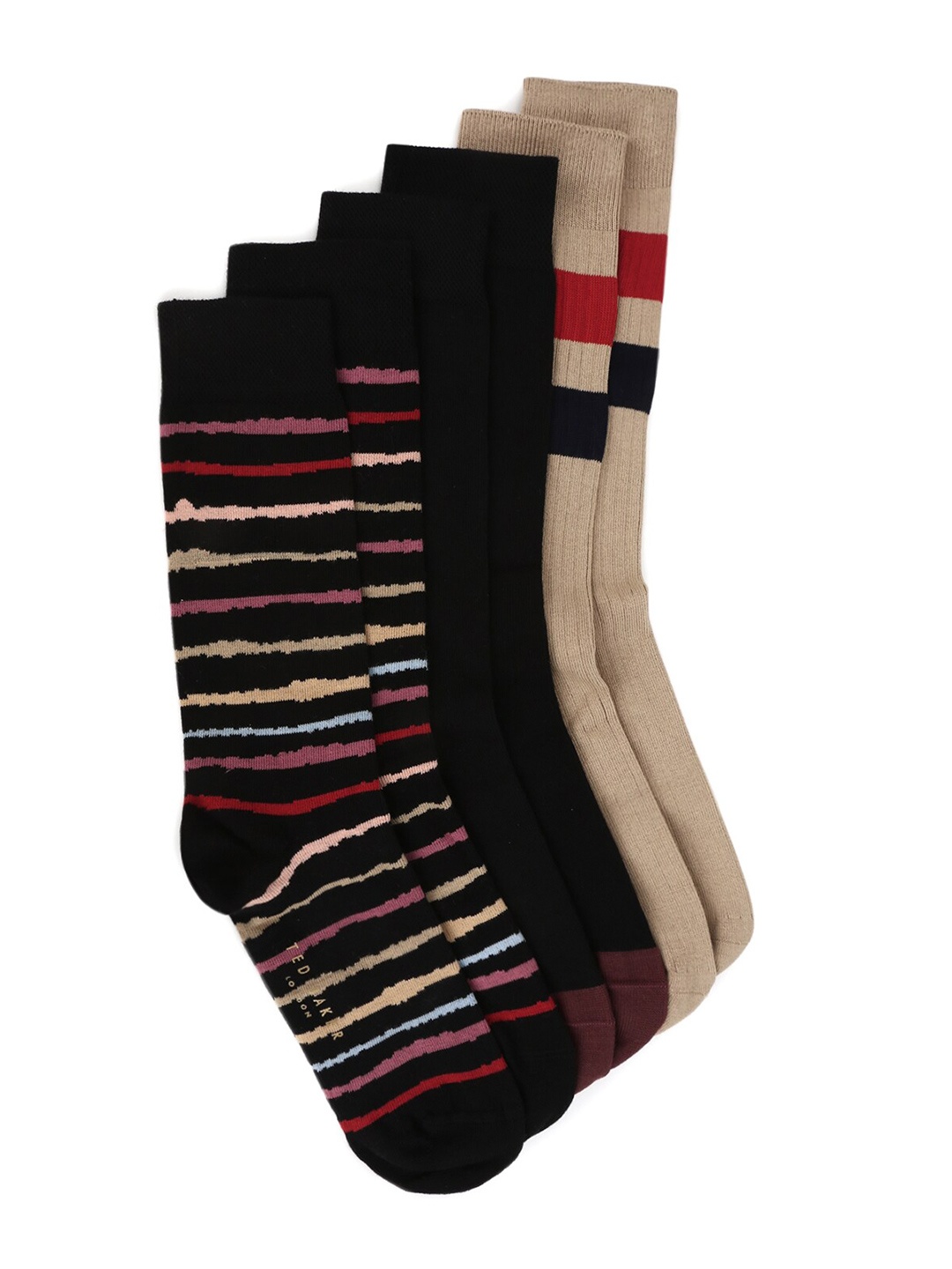 

Ted Baker Men Pack of 3 Socks, Black