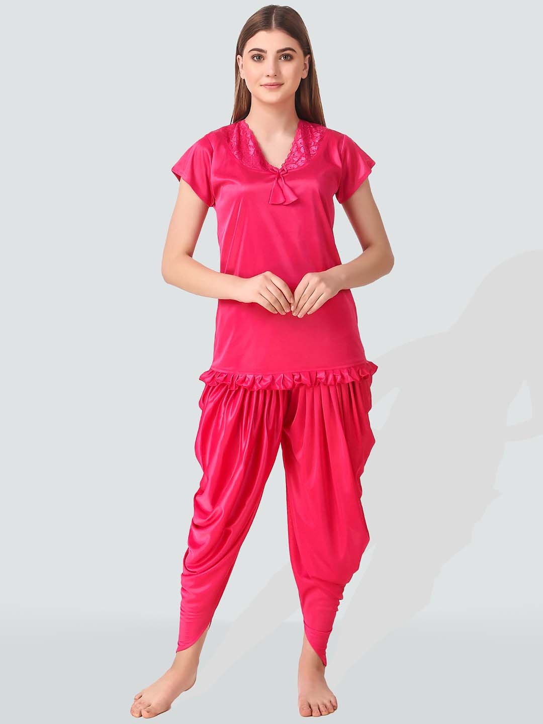 

Romaisa Women Coral Night suit