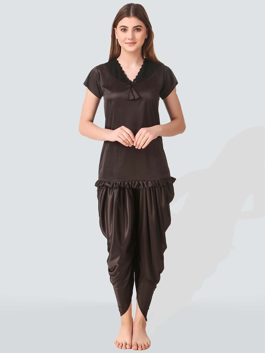 

Romaisa Women Black Night suit