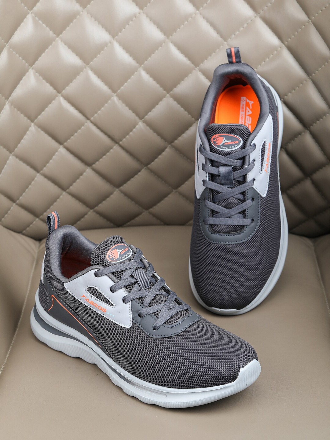 

ABROS Men Dylan Running Sports Shoes, Grey