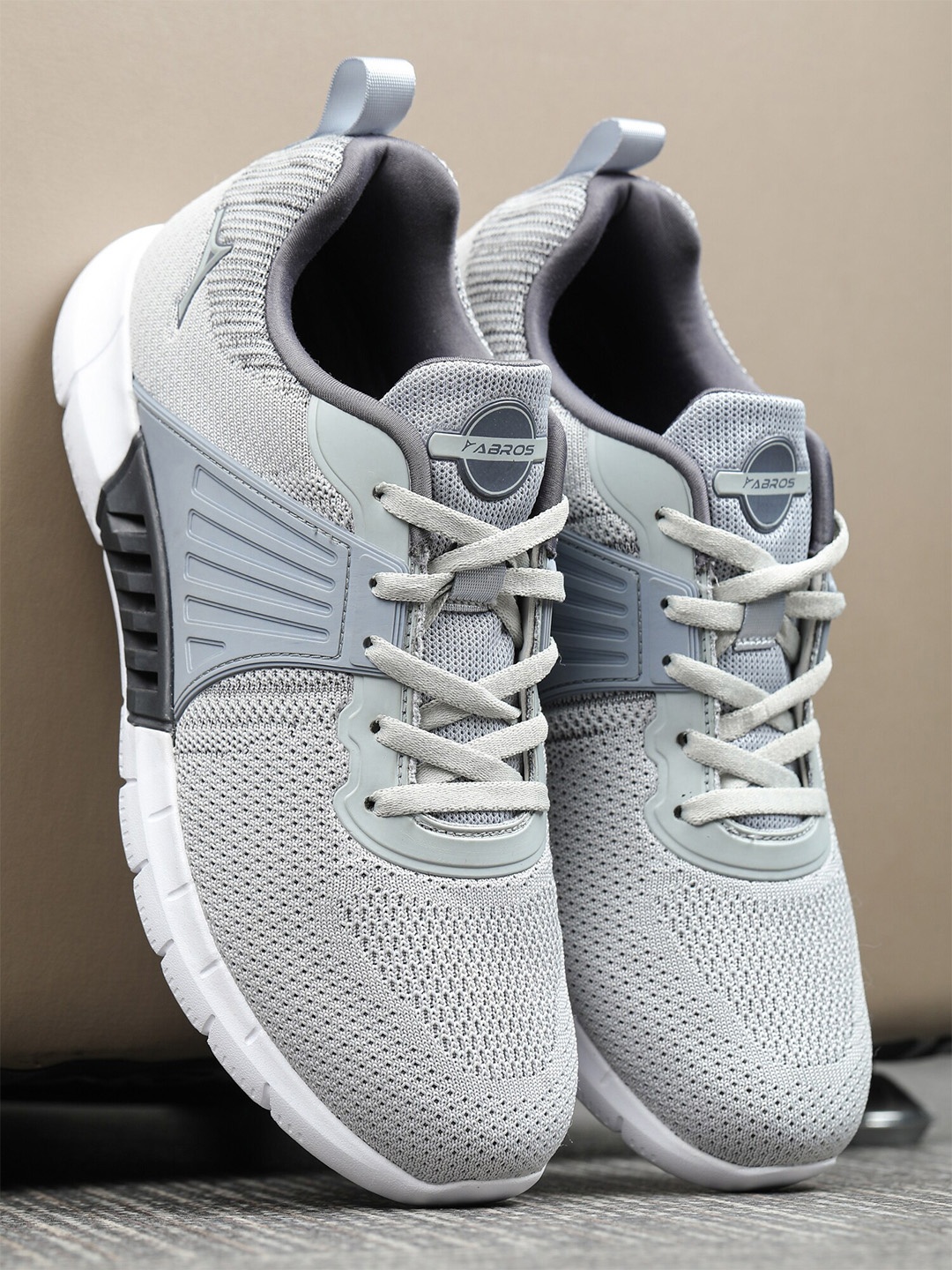 

ABROS Men Nolan Running Sports Shoes, Grey