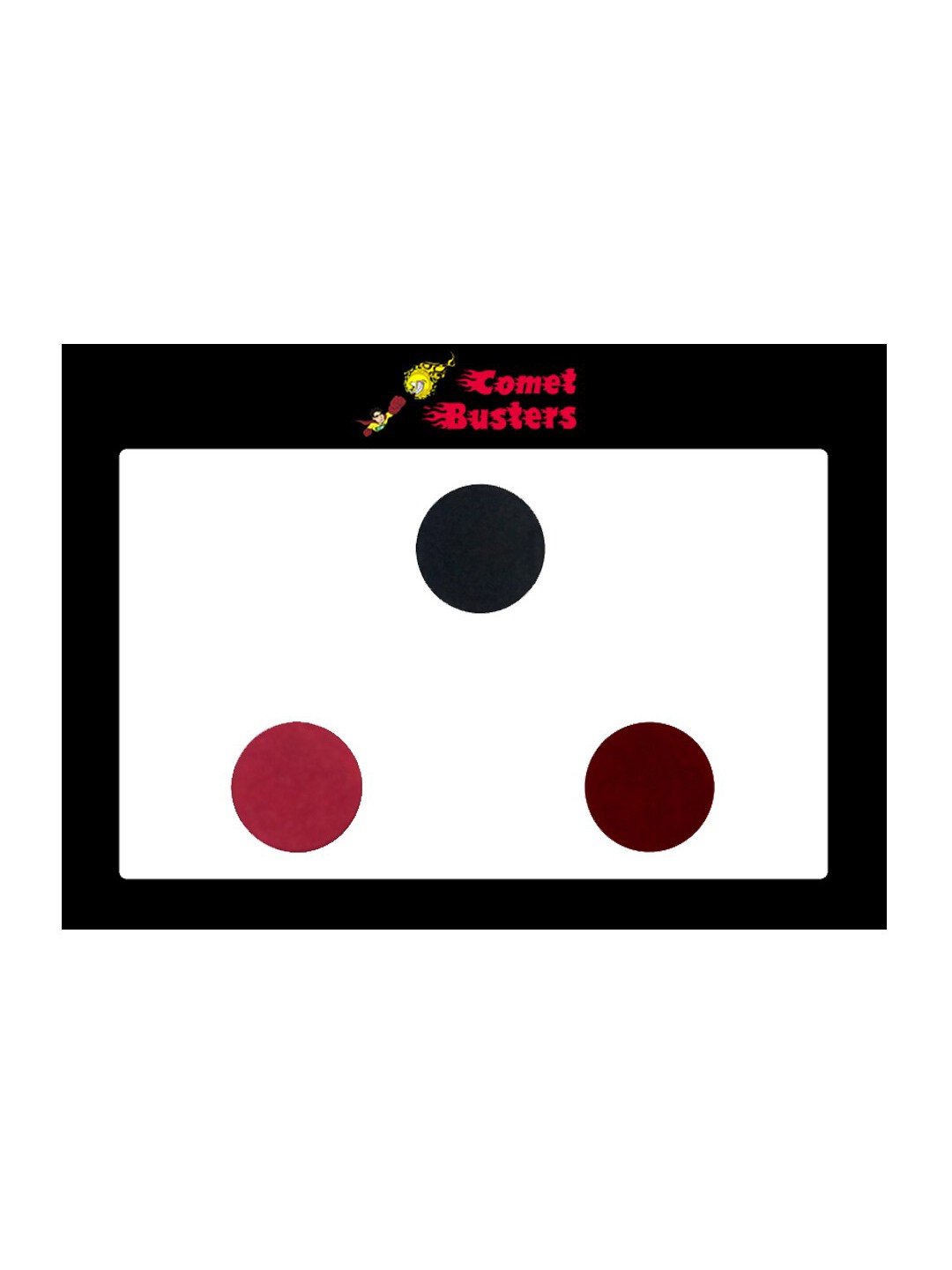 

Comet Busters 3 Pcs Reusable Bindis - Multicoloured, Multi