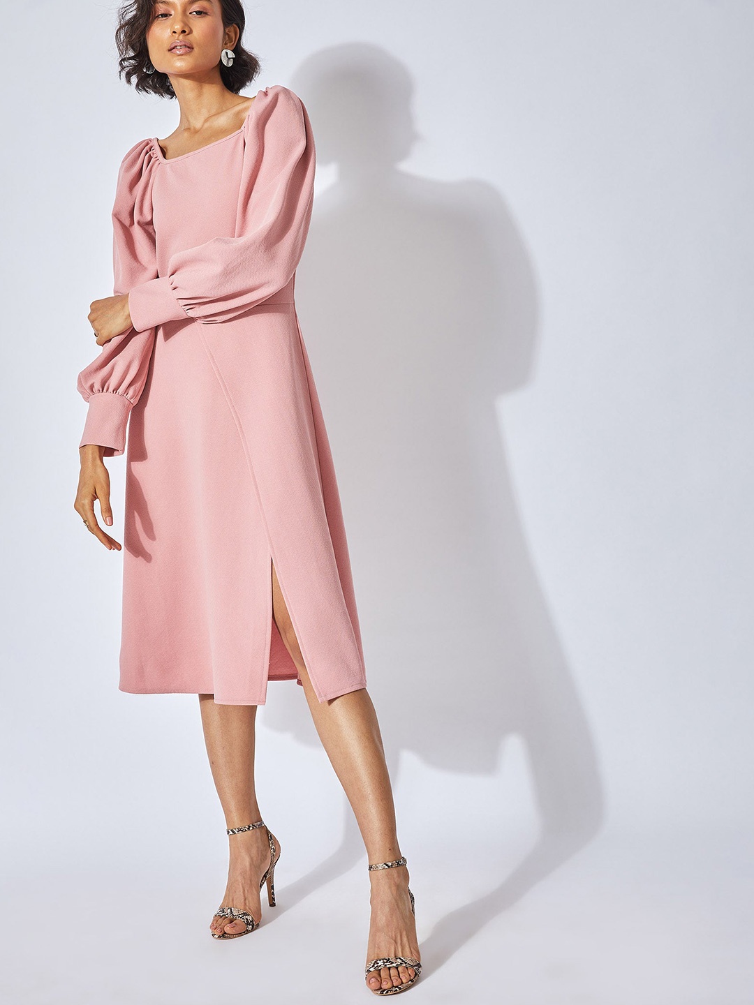 

The Label Life Pink A-Line Dress