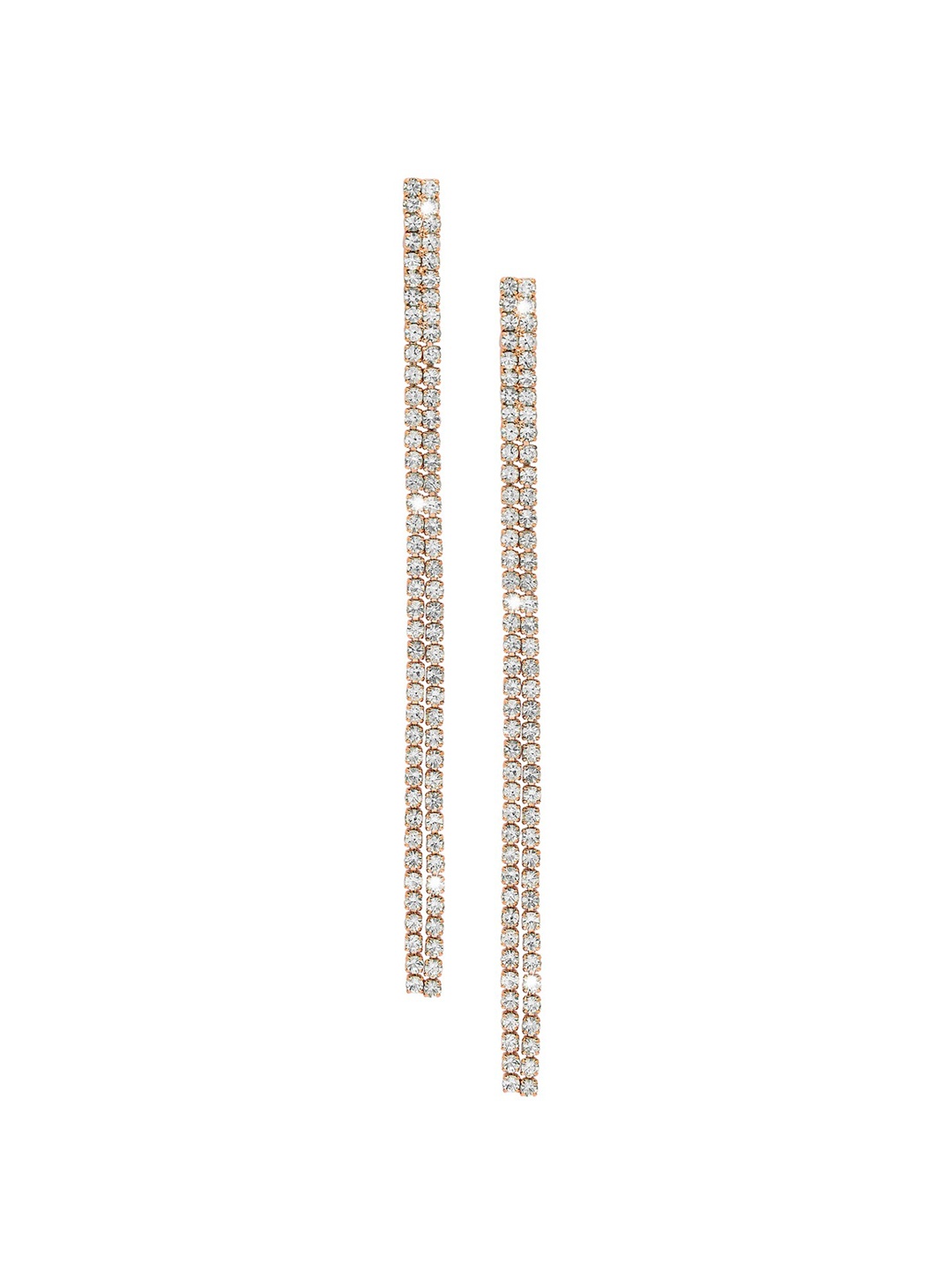 

Shining Jewel - By Shivansh Rose Gold Contemporary Drop Earrings