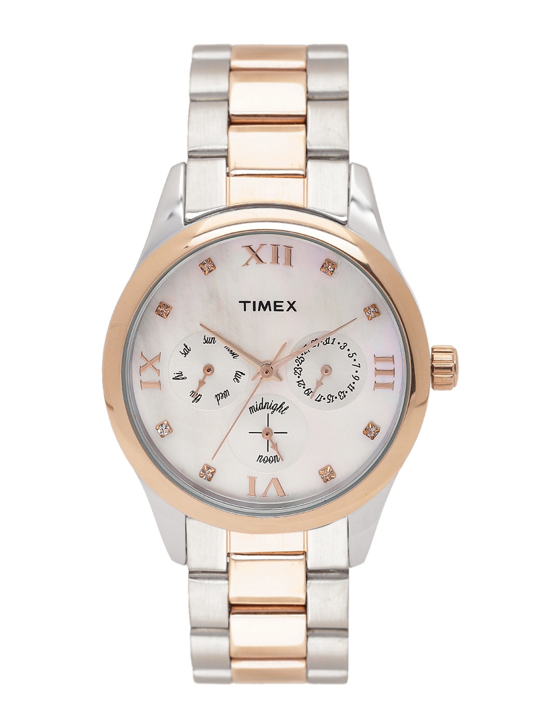 

Timex Women Off-White Analogue Watch TW000W205