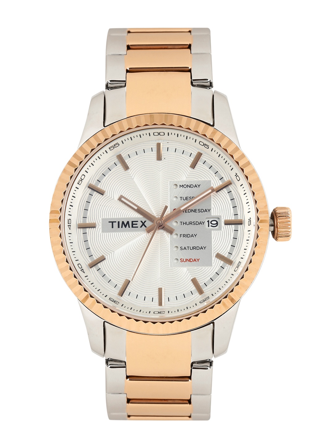 

Timex Men Silver-Toned Analogue Watch - TWEG15103