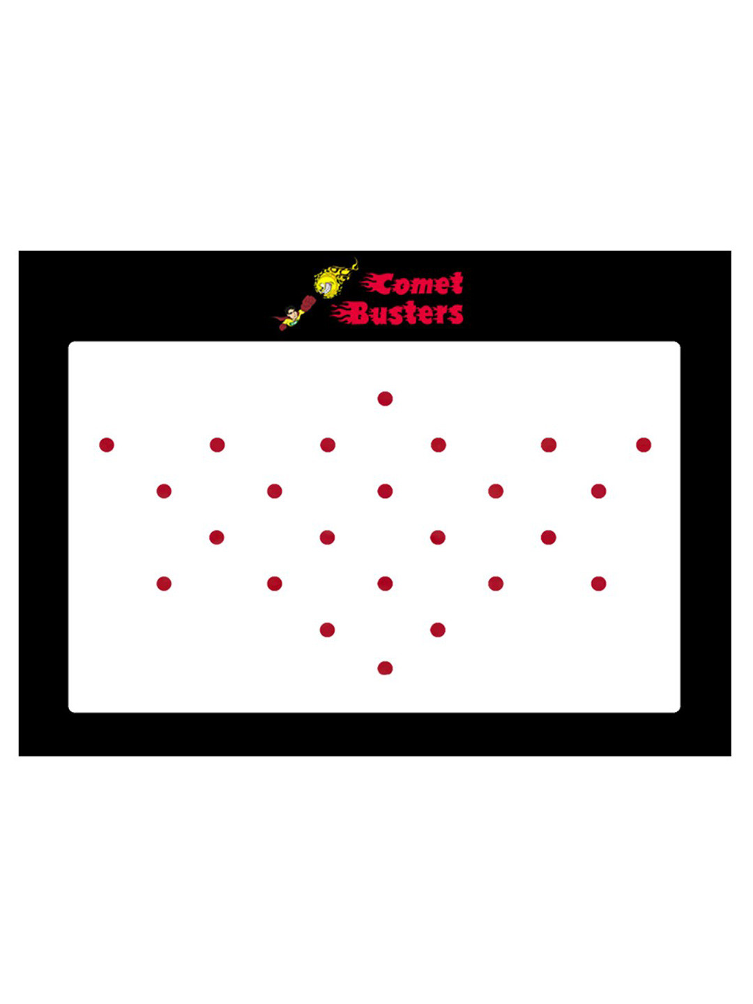

Comet Busters 24 Pcs Reusable Bindis - Red