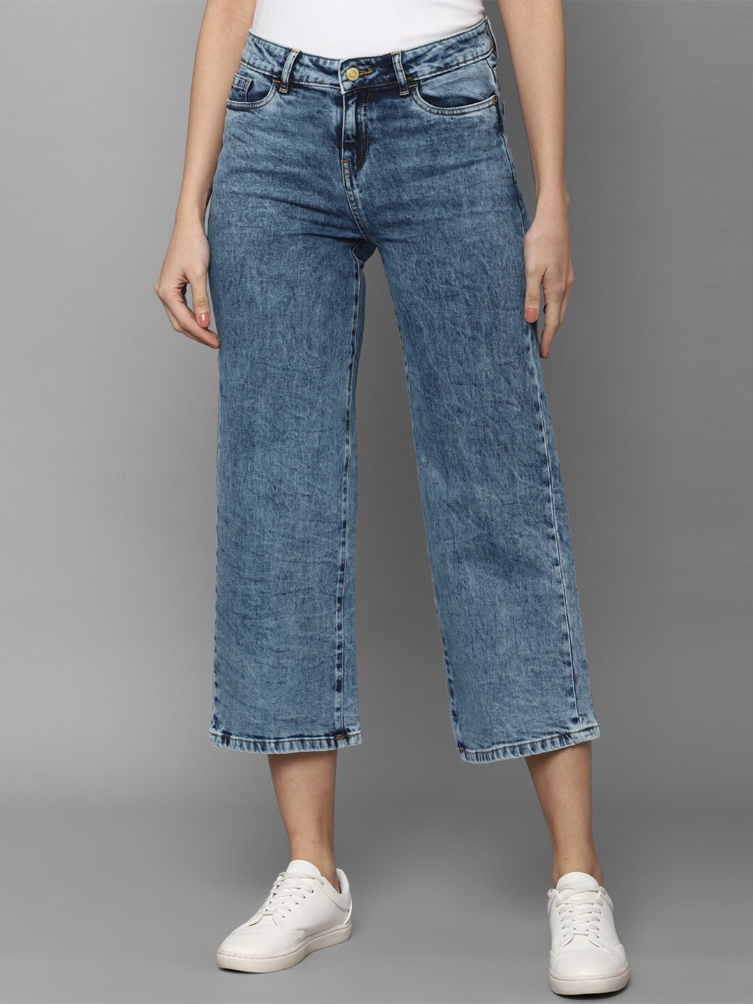 

Allen Solly Woman Women Blue Light Fade Jeans