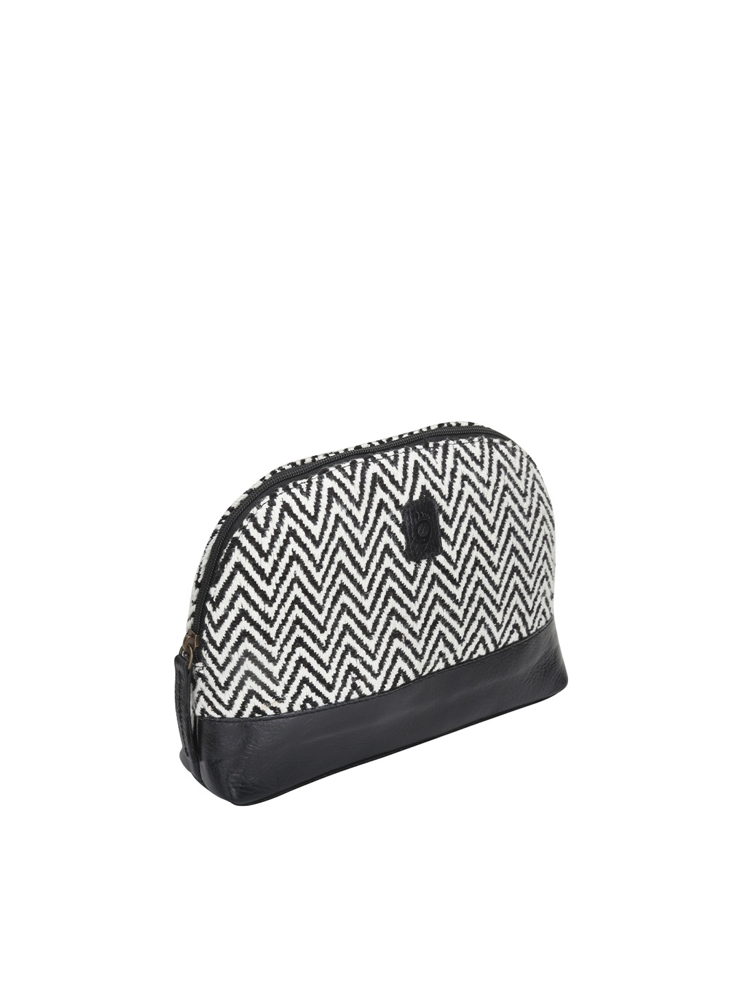 

TRAVALATE Black & White Printed Purse Clutch