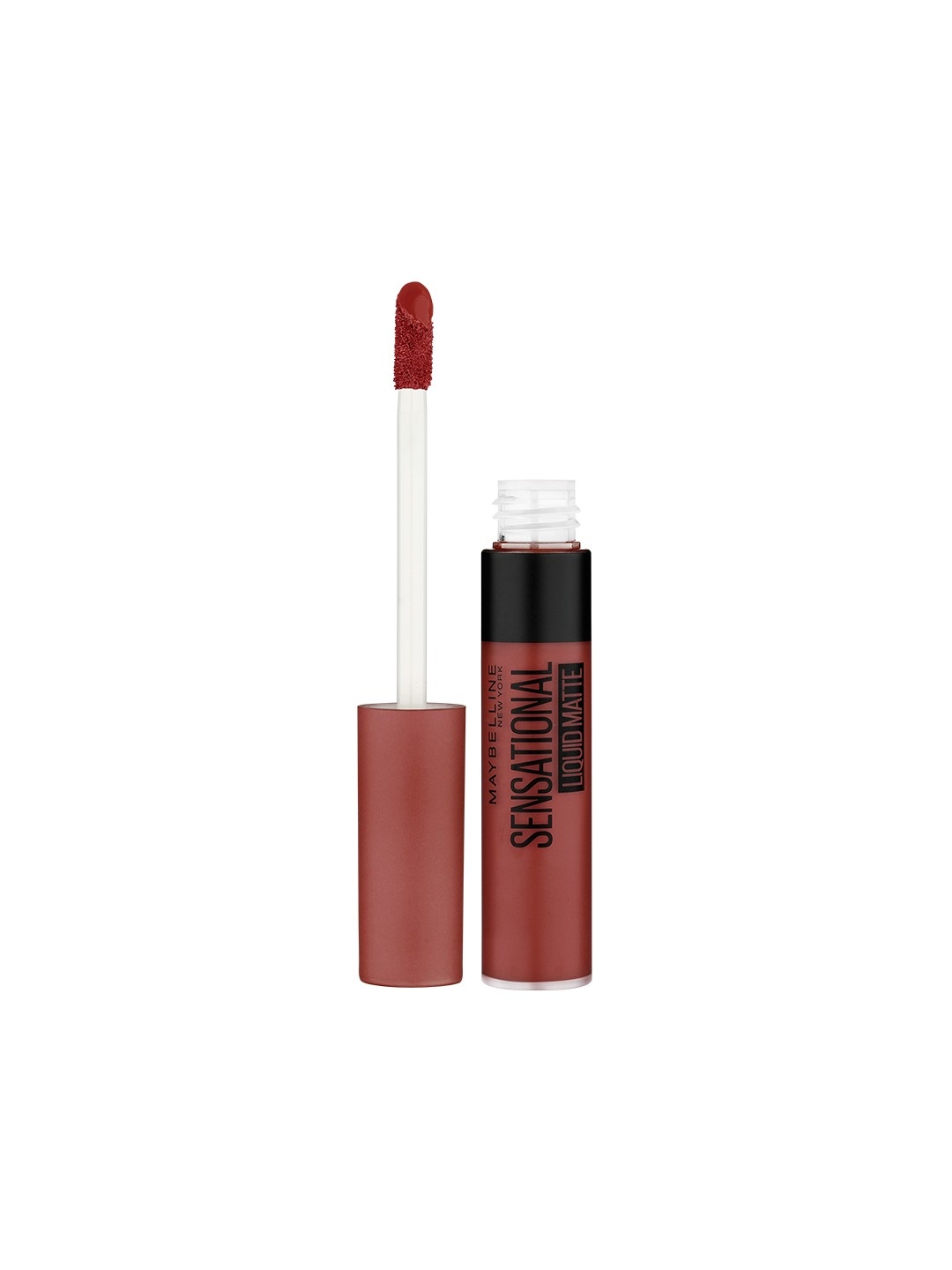 

Maybelline Sensational Liquid Matte Lipstick 7 ml - Upbeat Crimson 13, Brown